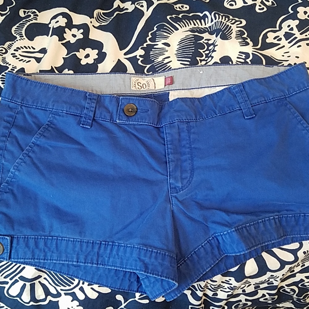royal blue shorts